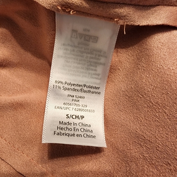 Sophia Jean's Pink Drapy Moto Jacket - Picture 9 of 10